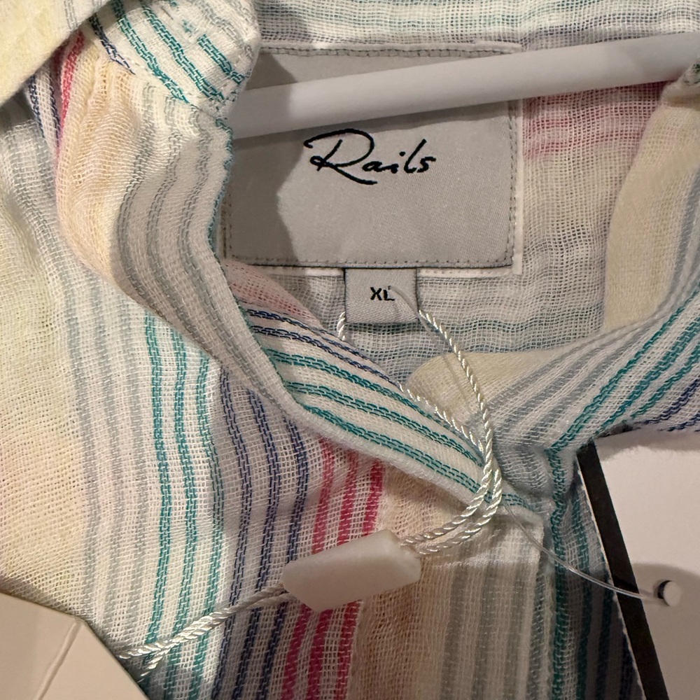 Rails Pastel Striped Shirt
